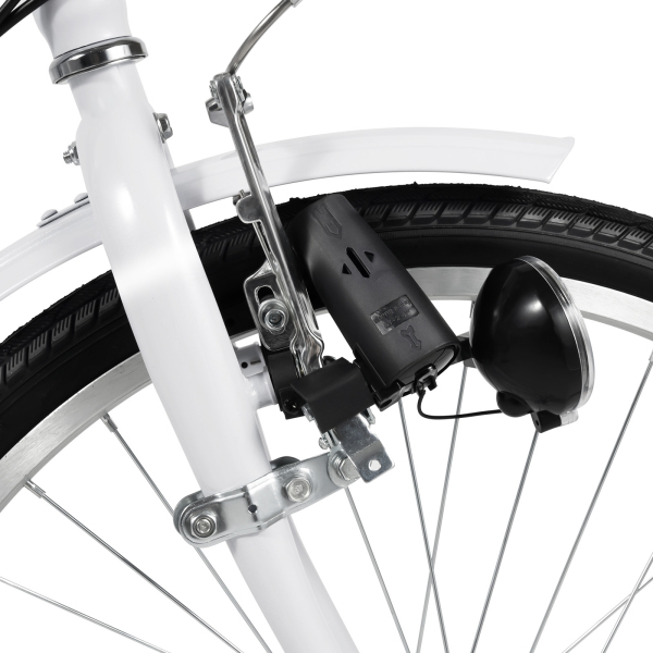 CNCEST Triciclo para adultos de 24 pulgadas, Bicicleta para Picnic con Cesta de la Compra, 6 velocidades, para mayores, capacidad de carga de 110 kg