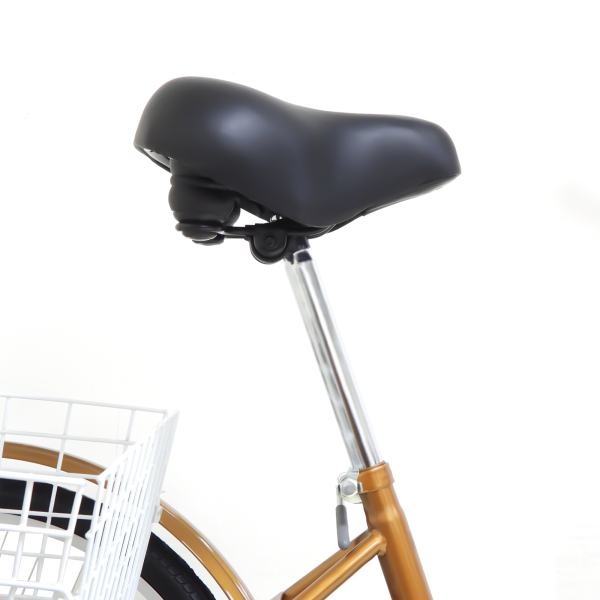 Triciclo para adultos de 3 ruedas de 24 pulgadas , 6 velocidades, Ciclismo triciclo con luz y cesta para deportes al aire libre (Oro) Triciclo para adultos de 3 ruedas de 24 pulgadas , 6 velocidades, Ciclismo triciclo con luz y cesta para deportes al aire libre (Oro)