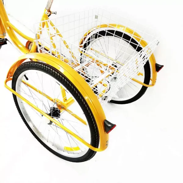 Triciclo para adultos, triciclo con 3 ruedas, bicicleta para personas mayores, 24 pulgadas, 6 velocidades Triciclo para adultos, triciclo con 3 ruedas, bicicleta para personas mayores, 24 pulgadas, 6 velocidades