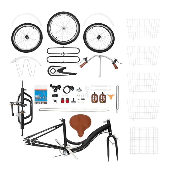 CNCEST Triciclo para Adultos- Bicicleta de 3 Ruedas de 20