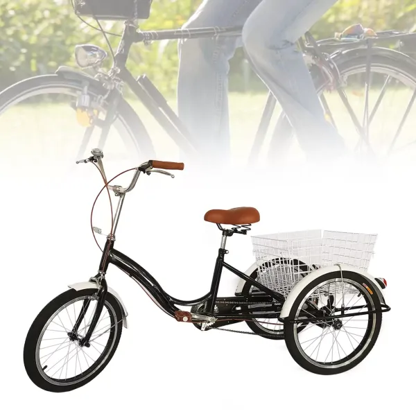 CNCEST Triciclo para Adultos- Bicicleta de 3 Ruedas de 20