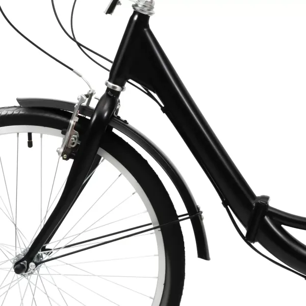 Triciclo plegable para adultos de 24 pulgadas-3 ruedas- 7 velocidades- cómodo respaldo + cesta Triciclo plegable para adultos de 24 pulgadas-3 ruedas- 7 velocidades- cómodo respaldo + cesta