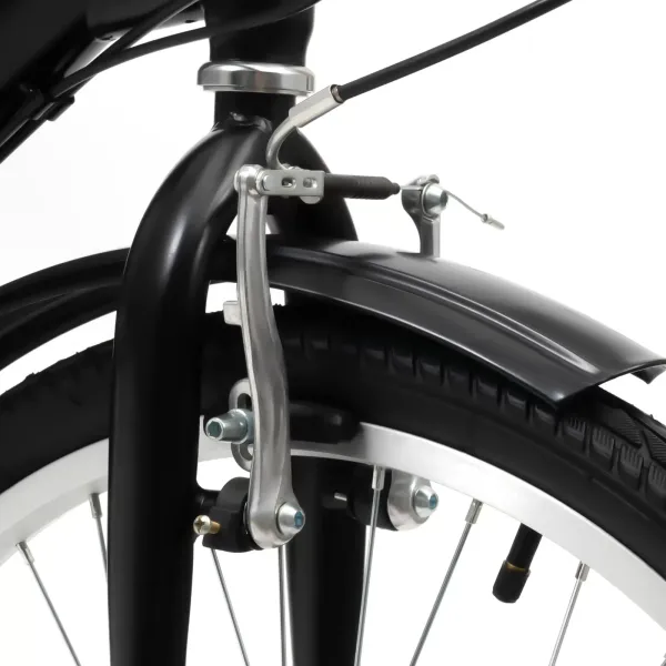 Triciclo plegable para adultos de 24 pulgadas-3 ruedas- 7 velocidades- cómodo respaldo + cesta Triciclo plegable para adultos de 24 pulgadas-3 ruedas- 7 velocidades- cómodo respaldo + cesta