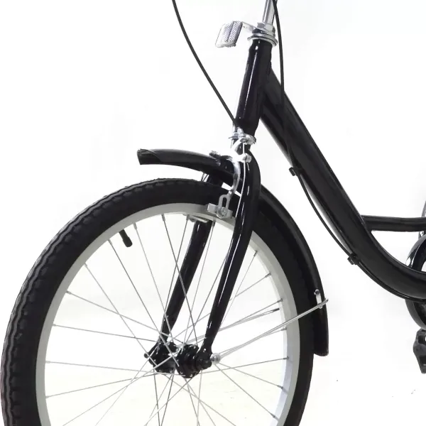 Triciclo de 20 pulgadas para adultos, Bicicleta de 3 ruedas con cesta de la compra