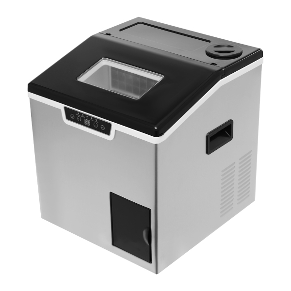 150-180W Máquina para hacer hielo picado y cubitos de hielo, Pantalla LCD, 12-22 min/32 piezas de hielo, Hielo cuadrado, 37,5 x 39,5 x 42 cm 150-180W Máquina para hacer hielo picado y cubitos de hielo, Pantalla LCD, 12-22 min/32 piezas de hielo, Hielo cuadrado, 37,5 x 39,5 x 42 cm