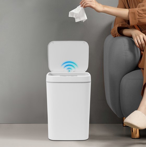 Contenedor con sensor inteligente de 16L, contenedor con sensor automático