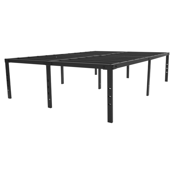 Marco de cama de plataforma, marco de cama alto, marco de cama de plataforma alta para dormitorios, habitaciones de invitados, dormitorios - Modelo plegable doble COMPLETO Marco de cama de plataforma, marco de cama alto, marco de cama de plataforma alta para dormitorios, habitaciones de invitados, dormitorios - Modelo plegable doble COMPLETO