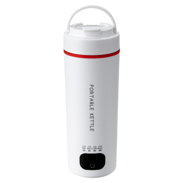Hervidor eléctrico, Hervidor de té de acero inoxidable 304, Temperatura de Calentamiento: 4(45℃, 55℃, 80℃, 100℃), Blanco