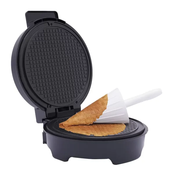 1200W gofrera automática para gofres de hielo, hierro para gofres de hielo, placas antiadherentes, postre, molde para cubitos de hielo 1200W gofrera automática para gofres de hielo, hierro para gofres de hielo, placas antiadherentes, postre, molde para cubitos de hielo