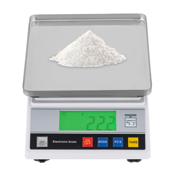 Balanza analítica de alta precisión, Balanza científica inteligente de laboratorio con función de recuento y tara, Blanco Balanza analítica de alta precisión, Balanza científica inteligente de laboratorio con función de recuento y tara, Blanco