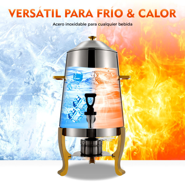 Dispensador de bebidas calientes de 13 l, dispensador de bebidas calientes, calentador de café para su hogar, hoteles, restaurantes o fiestas