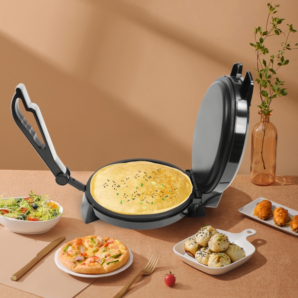 Máquina eléctrica para hacer chapati roti, 1200W,Prensa para tortillas eléctrica estilo México Máquina eléctrica para hacer chapati roti, 1200W,Prensa para tortillas eléctrica estilo México