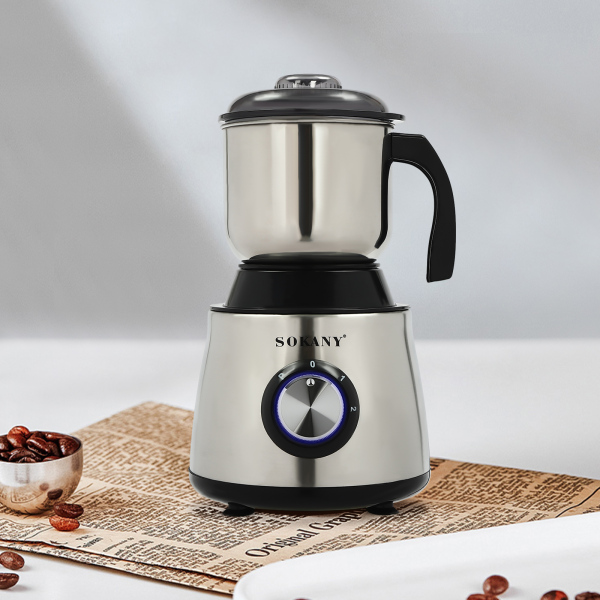 Molinillo de café eléctrico, Molinillo de café eléctrico de 500 W, 500W, 50000r/min, Capacidad: 800g, 17*29cm