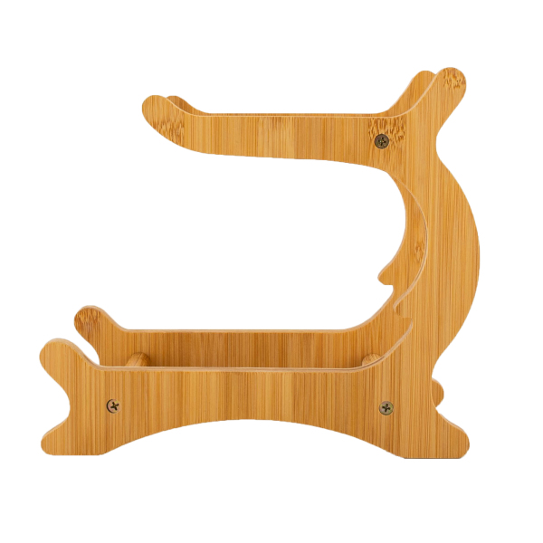Frutero de 2 pisos, soporte para cestas de fruta, bandeja para servir fruta, 14.8*22.5*21.5cm, Beige