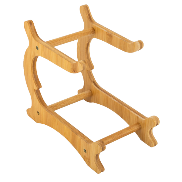 Frutero de 2 pisos, soporte para cestas de fruta, bandeja para servir fruta, 14.8*22.5*21.5cm, Beige