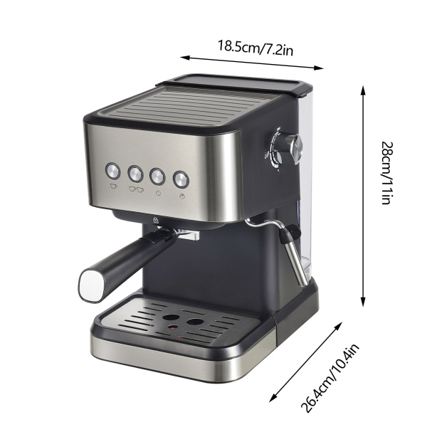 Cafetera, Cafetera de goteo pequeña, Cafetera semiautomática, para hogar, oficina, café, 18,5 x 26,4 x 28 cm, 1050 W Cafetera, Cafetera de goteo pequeña, Cafetera semiautomática, para hogar, oficina, café, 18,5 x 26,4 x 28 cm, 1050 W