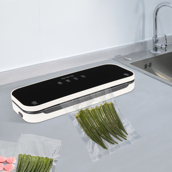 Selladora Automática de Aire al Vacío, Selladora de Alimentos, Selladora al Vacío para Carne, Mariscos, Verduras y Frutas