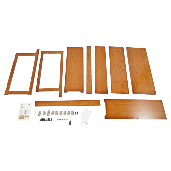 Escritorio plegable pequeño de 83 cm, mesa plegable para oficina en casa, escritorio compacto plegable - bronceado