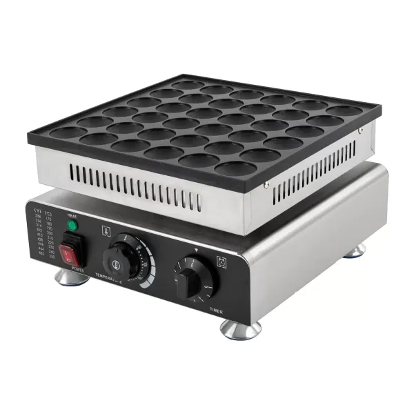 900W Mini máquina para hacer panqueques, 50-300℃, máquina para hacer panqueques de 36 orificios, máquina para hacer gofres eléctrica, 33 * 32 * 20cm 900W Mini máquina para hacer panqueques, 50-300℃, máquina para hacer panqueques de 36 orificios, máquina para hacer gofres eléctrica, 33 * 32 * 20cm