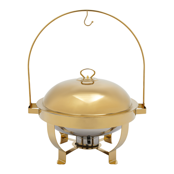 Juego de calentadores redondos bufé con plato para calentar, juego de servidores y calentadores para bufé, Dorado Juego de calentadores redondos bufé con plato para calentar, juego de servidores y calentadores para bufé, Dorado