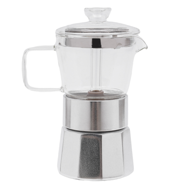 Cafetera, Cafetera para la cocina, Resistencia al calor: 200℃/392℉, Capacidad: 240ml, 9.3*21.2cm