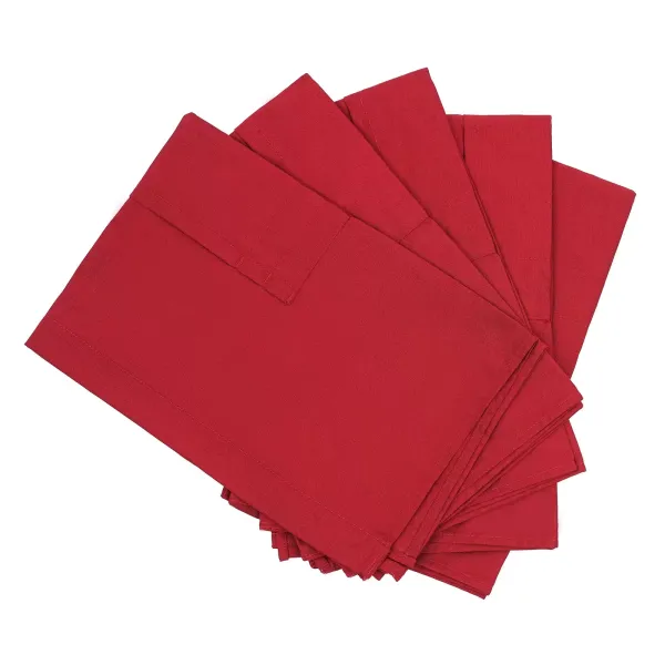 Delantal profesional de alta calidad para mujer y hombre - delantal de cocina, rojo