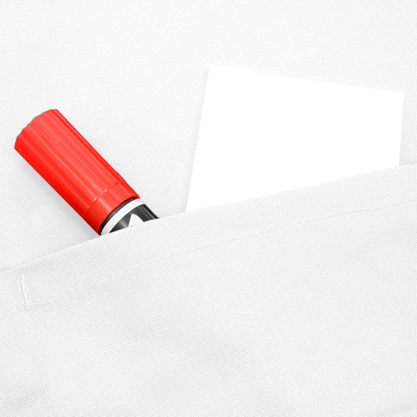 Delantal profesional de alta calidad para mujer y hombre - delantal de cocina, blanco