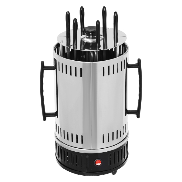 Parrilla eléctrica vertical, Asador vertical, Máquina Parrilla eléctrica giratoria, Calentamiento eficiente, 20*37.5cm