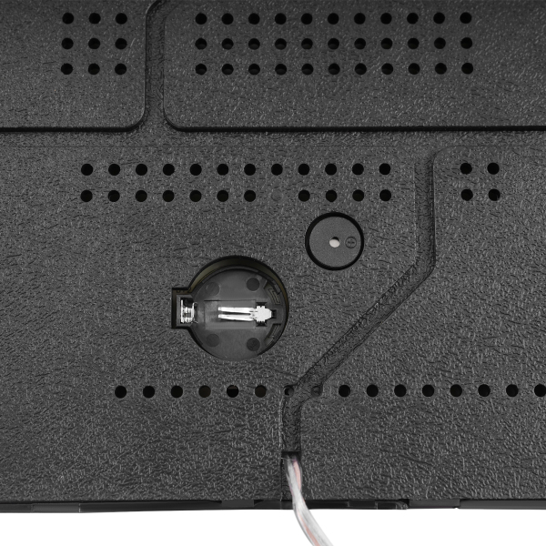 Reloj digital LED, reloj de pared LED, reloj digital LED con control remoto para salas de estar, oficinas - Fuente verde Reloj digital LED, reloj de pared LED, reloj digital LED con control remoto para salas de estar, oficinas - Fuente verde