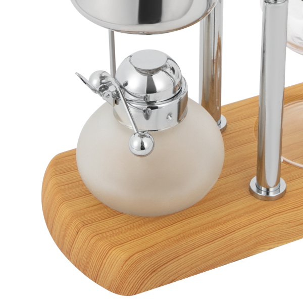 Cafetera de Sifón Balance Cafetera de Vacío Cafetera de Sifón Belga Cafetera de Extracción de Café Té (Plateada) Cafetera de Sifón Balance Cafetera de Vacío Cafetera de Sifón Belga Cafetera de Extracción de Café Té (Plateada)