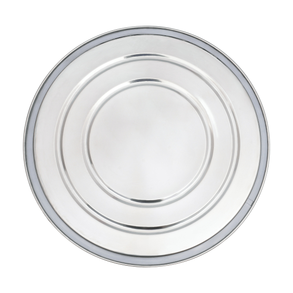 Calentador de alimentos de acero inoxidable con tapa, cubo aislado de 32L, para todo tipo de fiestas, 36.5*45.5cm, Plata