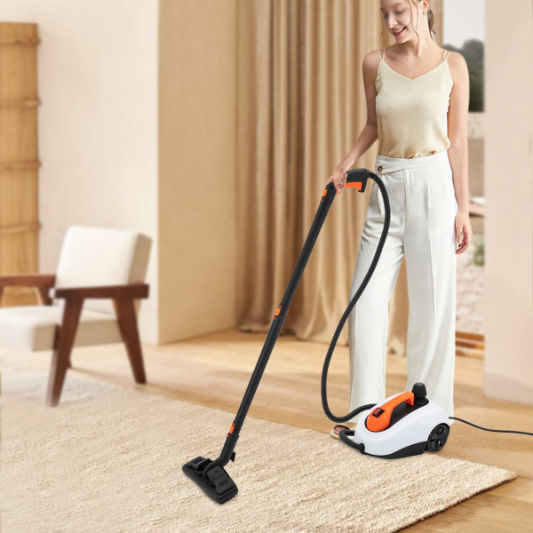 Limpiadora de vapor, Vaporizador doméstico eléctrico, Máquina limpiadora de rodillos multiusos de alta presión, 1800W