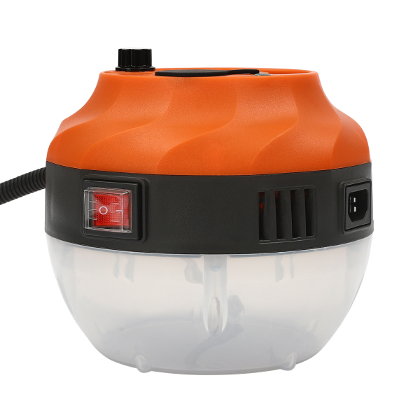 1600W Limpiador a vapor portátil, 17*17*16cm limpiador a vapor portátil, limpiador a vapor de alta temperatura, naranja