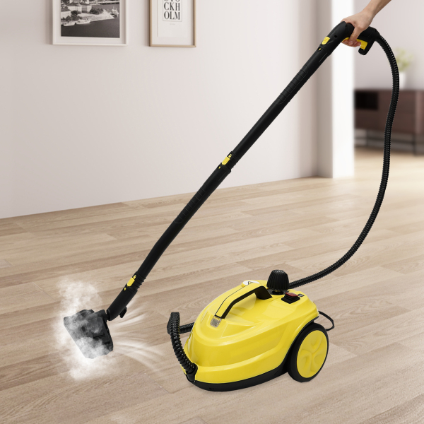 Limpiador a vapor multiusos limpiador a vapor de alta presión portátil de mano amarillo