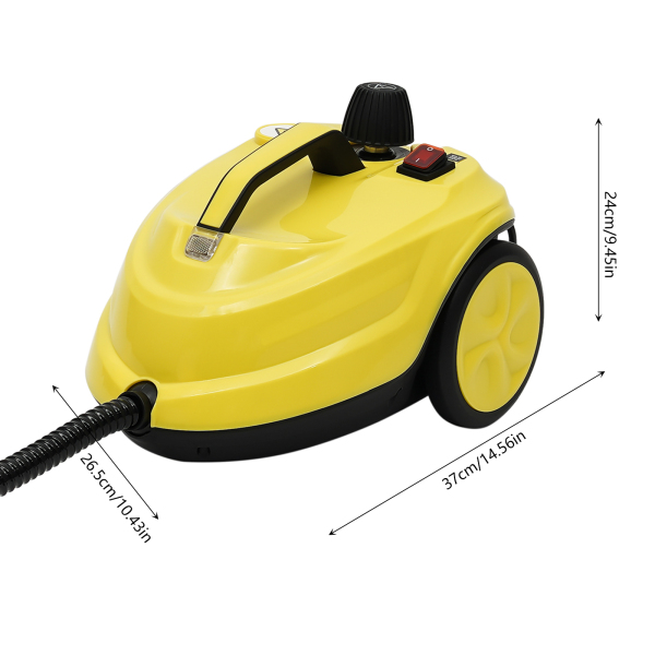 Limpiador a vapor multiusos limpiador a vapor de alta presión portátil de mano amarillo