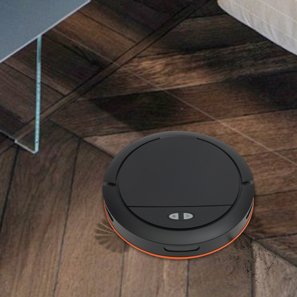 Barrer, aspirar y trapear Robot de barrido inteligente 3 en 1 Potencia de succión de 2,7 KPA - negro