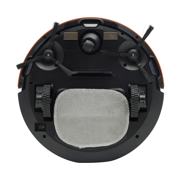 Barrer, aspirar y trapear Robot de barrido inteligente 3 en 1 Potencia de succión de 2,7 KPA - negro