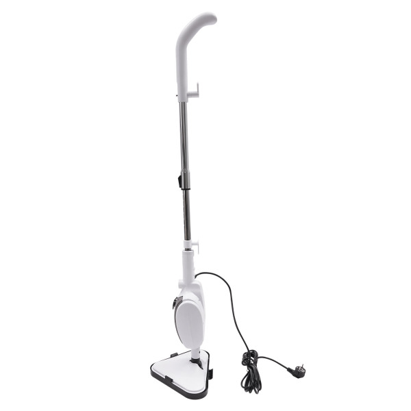 Limpiadora a Vapor, Mopa a Vapor, Fregona Eléctrica, Limpieza a vapor a alta temperatura, 1300W, 28*22*120 cm, Blanco Limpiadora a Vapor, Mopa a Vapor, Fregona Eléctrica, Limpieza a vapor a alta temperatura, 1300W, 28*22*120 cm, Blanco