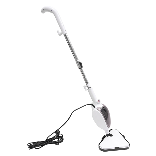 Limpiadora a Vapor, Mopa a Vapor, Fregona Eléctrica, Limpieza a vapor a alta temperatura, 1300W, 28*22*120 cm, Blanco Limpiadora a Vapor, Mopa a Vapor, Fregona Eléctrica, Limpieza a vapor a alta temperatura, 1300W, 28*22*120 cm, Blanco