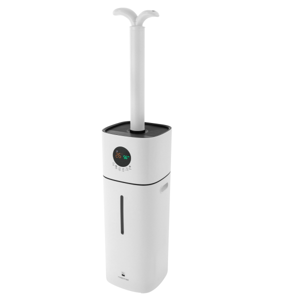 Humidificador de llenado superior, Humidificador para habitación grande, Humidificador grande, 22,5*22*59,8 cm, 56W, Blanco