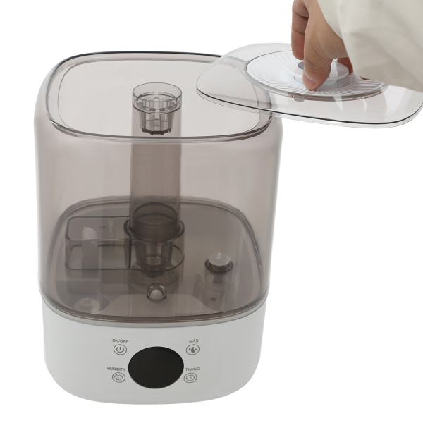 Humidificador de llenado superior, humidificador inteligente para dormitorios, habitaciones infantiles y salas de yoga - Blanco Humidificador de llenado superior, humidificador inteligente para dormitorios, habitaciones infantiles y salas de yoga - Blanco