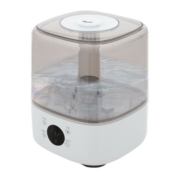 Humidificador de llenado superior, humidificador inteligente para dormitorios, habitaciones infantiles y salas de yoga - Blanco