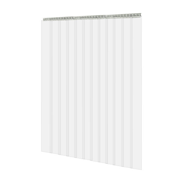Kit de cortina de puerta de 12 tiras de plástico de 210 x 180 cm, cortina de puerta de congelador de PVC, cortina de puerta para la industria del garaje del almacén