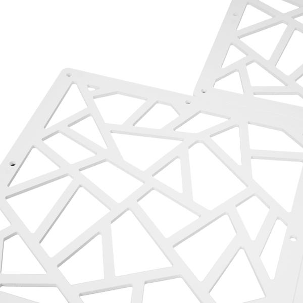 24 divisores de ambientes colgantes de 29 x 29 cm, paneles de pantalla de pared decorativos, paneles de pantalla de diseño hueco