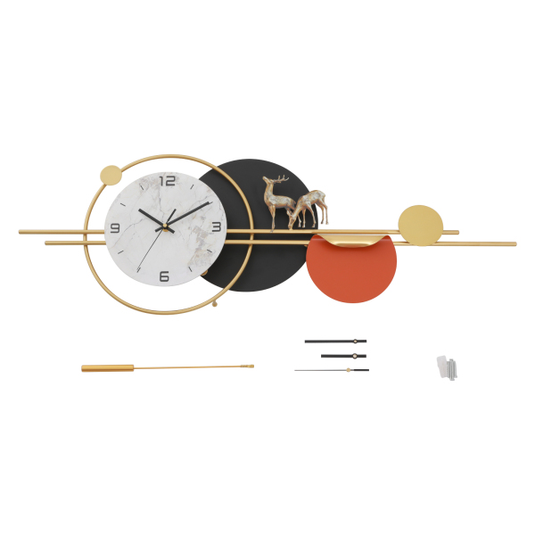 Reloj de pared decorativo de 50 x 90 cm, moderno y silencioso, reloj de pared grande para sala de estar. Reloj de pared decorativo de 50 x 90 cm, moderno y silencioso, reloj de pared grande para sala de estar.