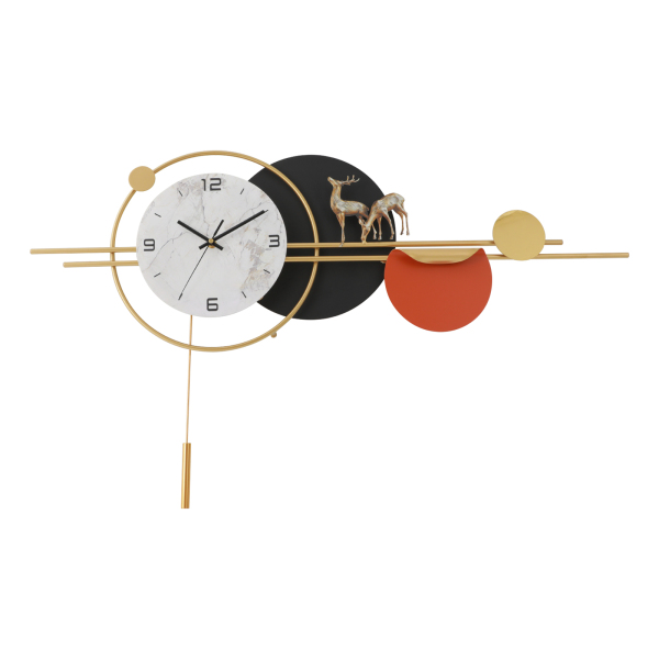 Reloj de pared decorativo de 50 x 90 cm, moderno y silencioso, reloj de pared grande para sala de estar.