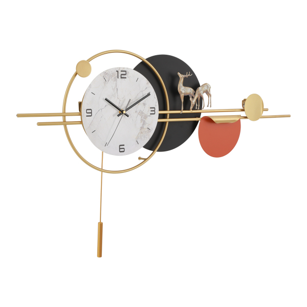 Reloj de pared decorativo de 50 x 90 cm, moderno y silencioso, reloj de pared grande para sala de estar.