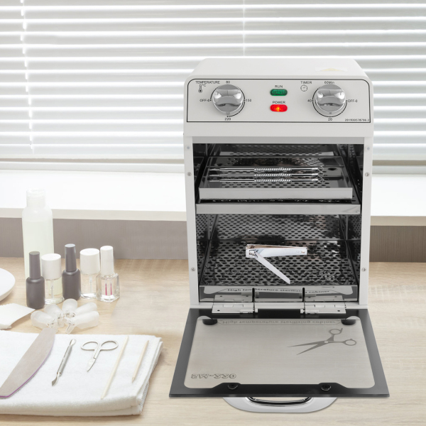 Cabina de desinfección de herramientas de alta temperatura, Esterilizador de alta temperatura, esterilizador, 0-220℃, Blanco