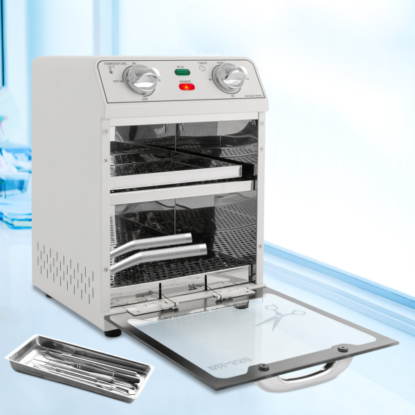 Cabina de desinfección de herramientas de alta temperatura, Esterilizador de alta temperatura, esterilizador, 0-220℃, Blanco