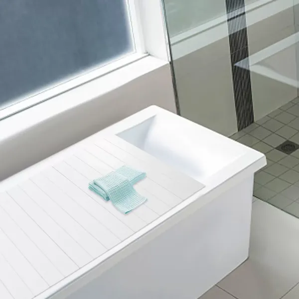 Cubierta de bañera de 70 x 170 x 0,7 cm, plegable, resistente al agua, a prueba de polvo, bandeja de baño para el hogar, baño, SPA